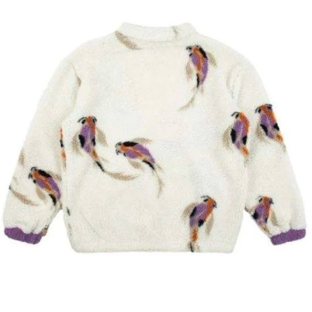 Taylor Swift Koi Fish Quarter Zip Fleece Sherpa Pullover‎ - Picture 2 of 7